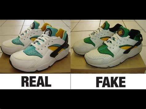 real vs fake nike huarache|nike huaraches size chart.